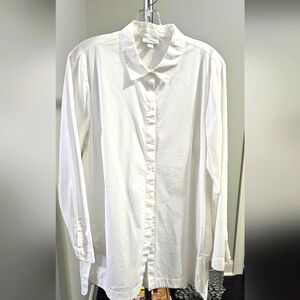 J.jill White long sleeve Shirt